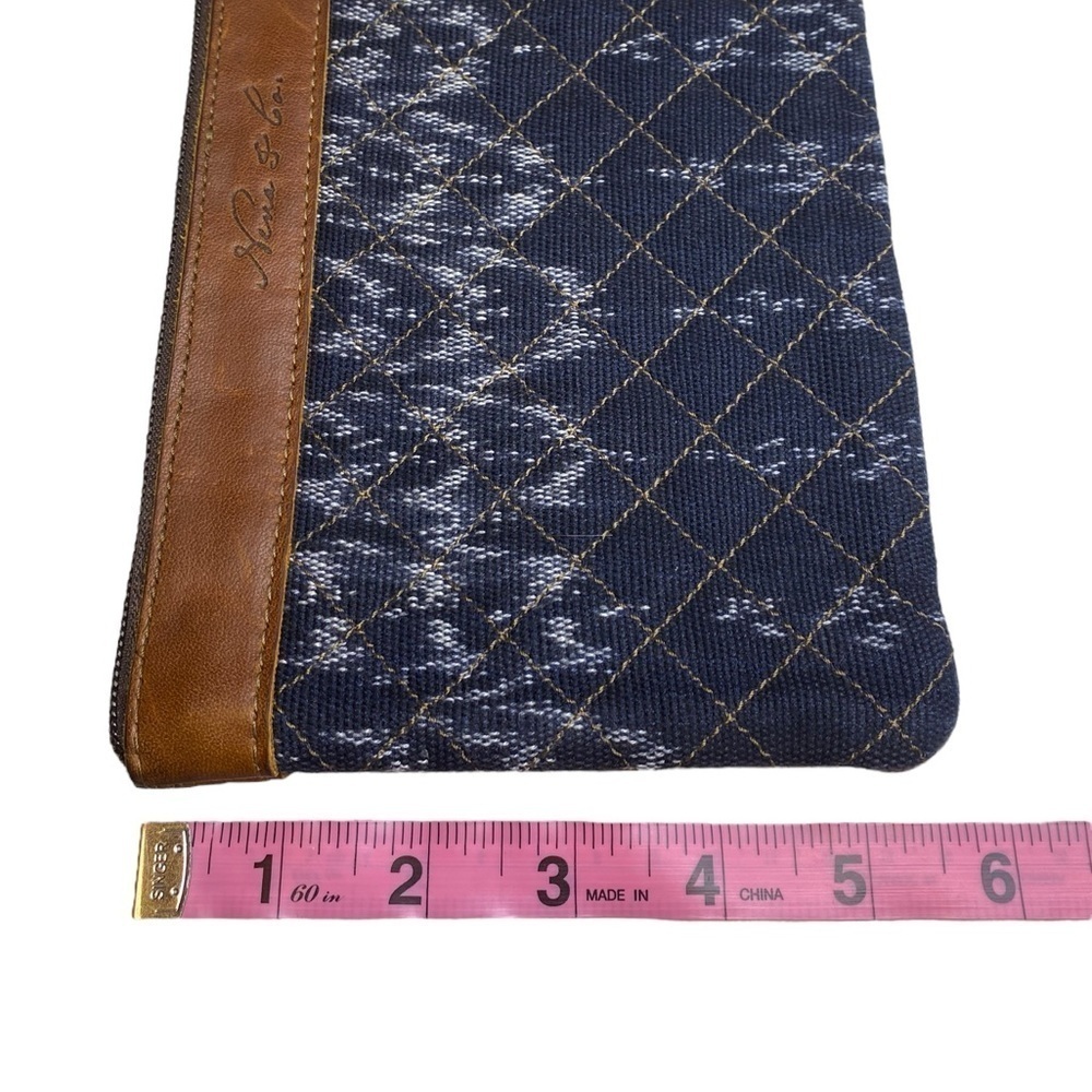 Nena & Co Handwoven Everything Clutch Wristlet with Leather - Picture 5 of 10